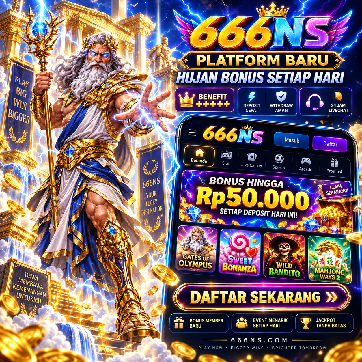 Tampilan pertama 666ns