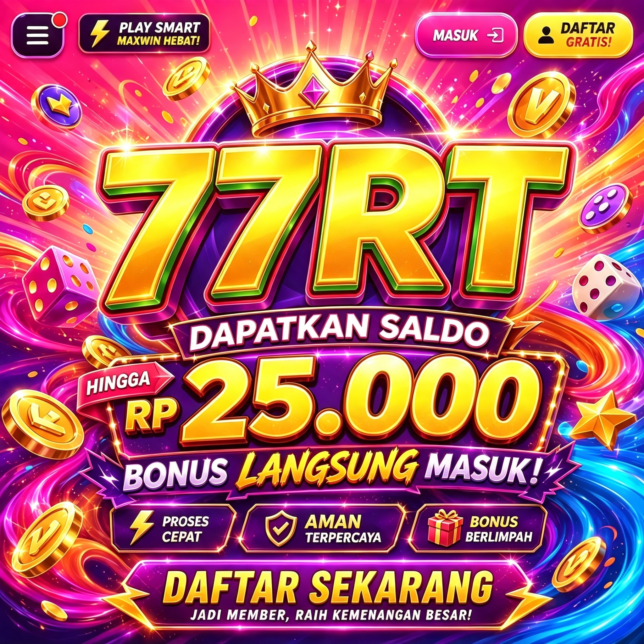 77RT - Portal Resmi Game Kasino dengan Link Daftar dan Akses Alternatif